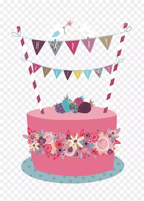 生日蛋糕、结婚请柬、贺卡及便条卡-Joyeux周年纪念