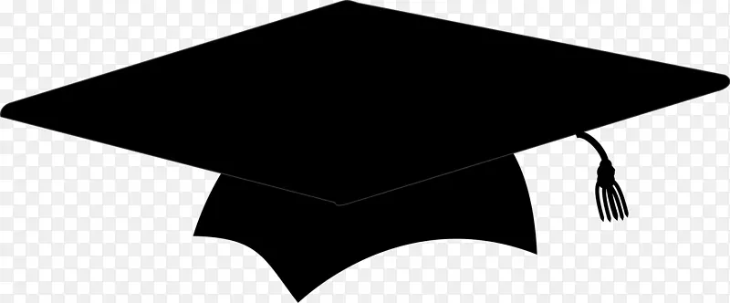 方形学术帽毕业典礼剪贴画-毕业典礼