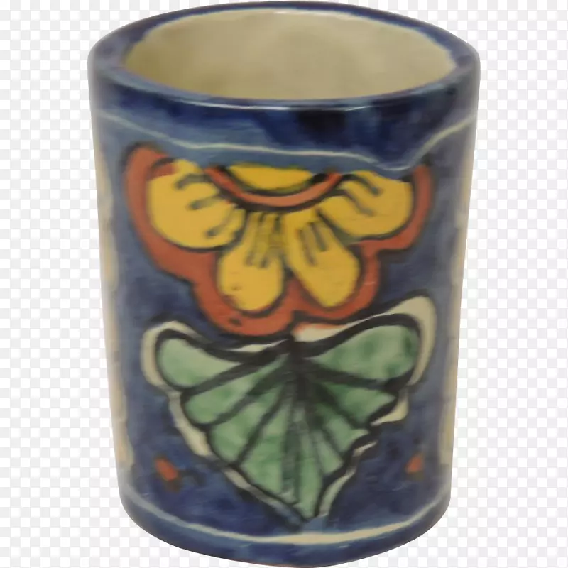 塔拉维拉陶器陶瓷咖啡杯手绘