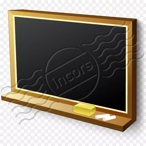 黑板学习教师电脑图标-黑板