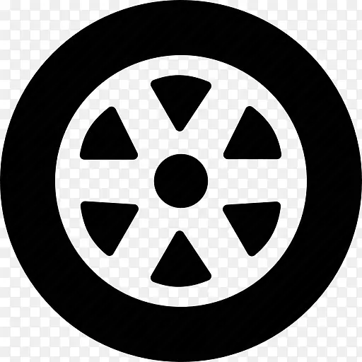 汽车轮胎爆胎电脑图标车轮-汽车车轮