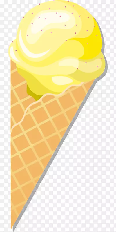 冰淇淋圆锥形冰淇淋华夫饼开心果