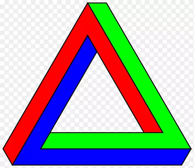 彭罗斯三角不可能的物体剪贴画