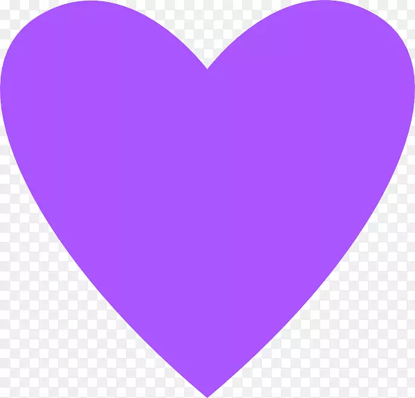 紫心紫剪贴画-紫色