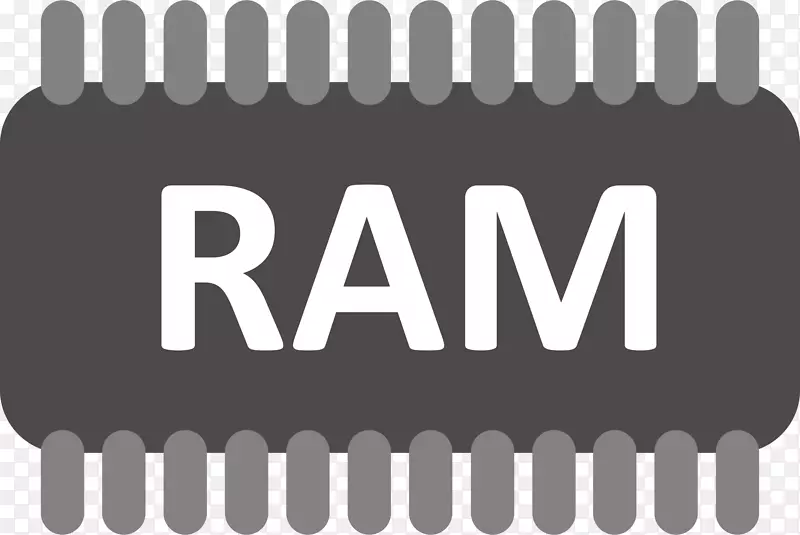 计算机内存计算机硬件剪贴画-ram