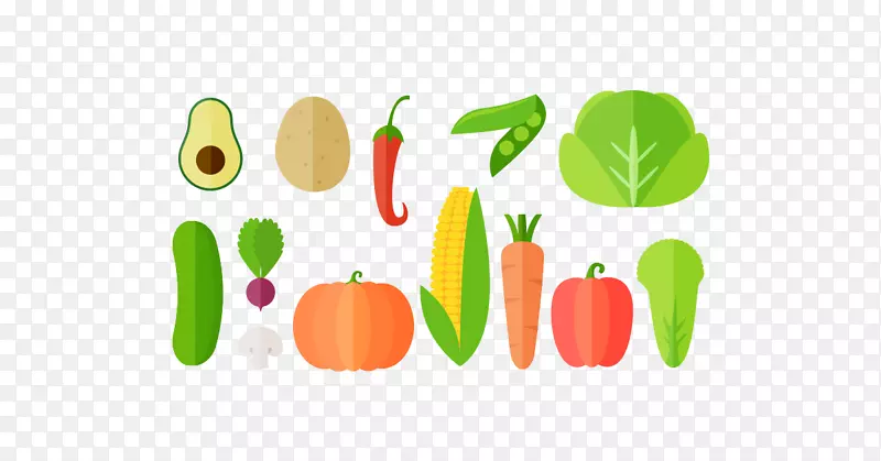 蔬菜水果电脑图标剪贴画-蔬菜