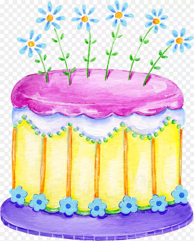 生日蛋糕，糖霜和冰糕-生日蛋糕