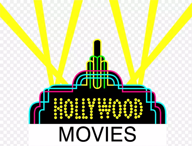 好莱坞标志好莱坞名利场剪贴画-好莱坞标志