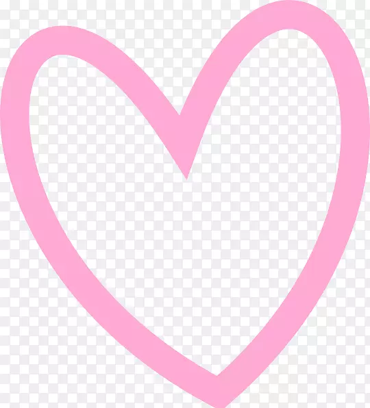 心脏自由剪贴画-粉红色心脏