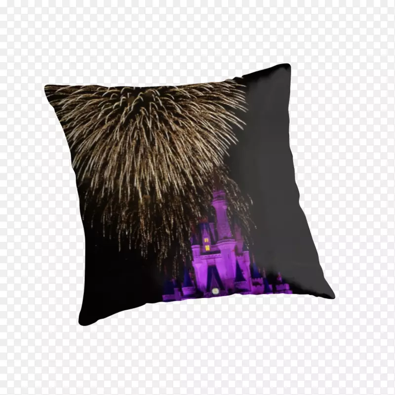 投掷枕头垫紫色创新紫罗兰-魔法王国