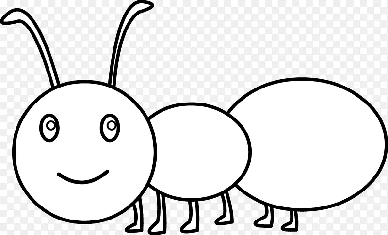食蚁兽着色书绘图夹艺术.蚂蚁