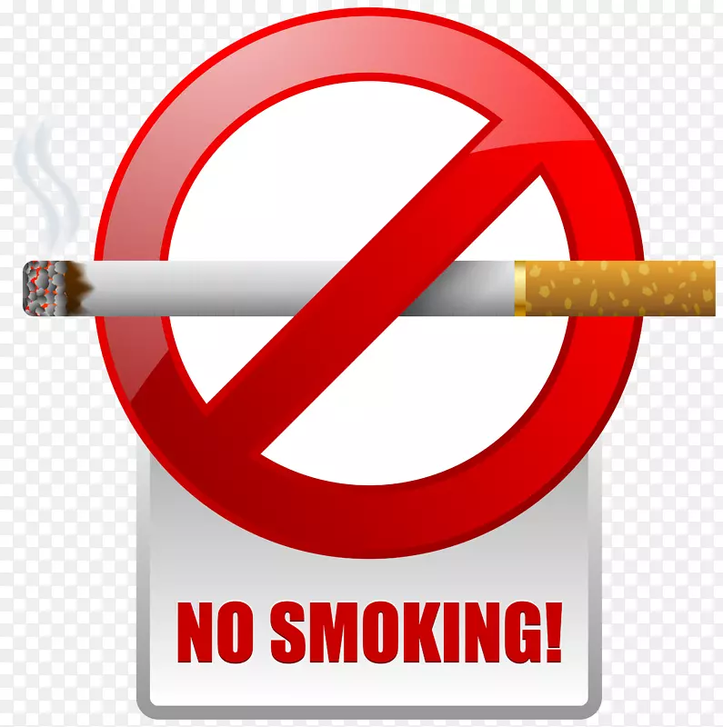 禁止吸烟警告标志剪辑艺术-吸烟
