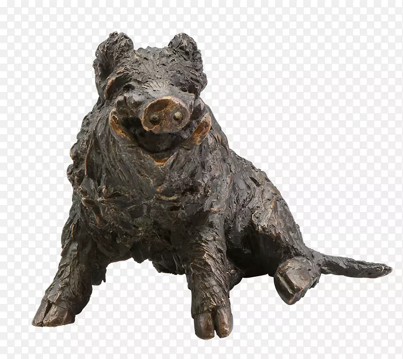 野猪青铜雕塑艺术-野猪