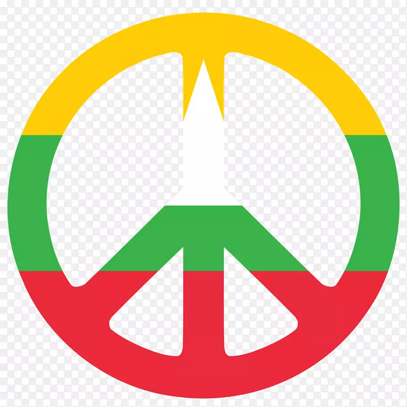和平符号剪辑艺术-和平符号