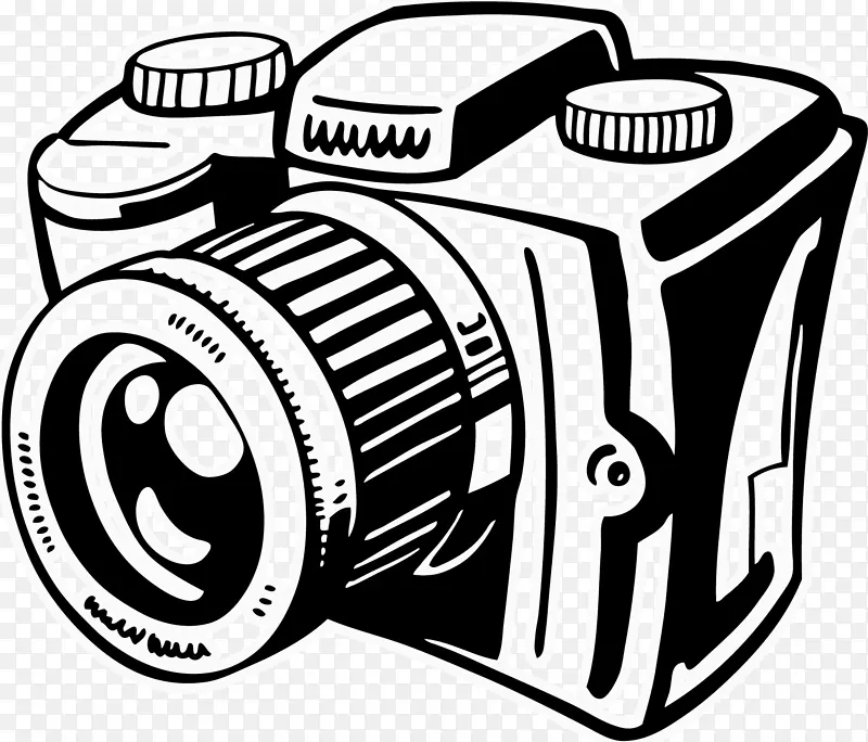 黑白相机摄影剪辑艺术摄影师