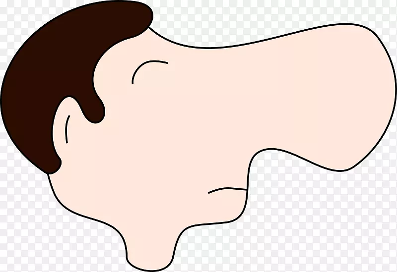 鼻子卡通嗅觉剪辑艺术-鼻子