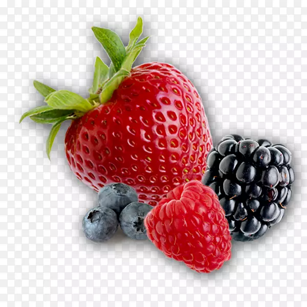 有机食品覆盆子水果蓝莓