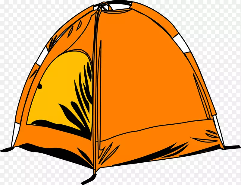 帐篷野营地剪贴画-露营地