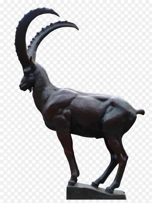 山羊雕像摩羯座动物-摩羯座