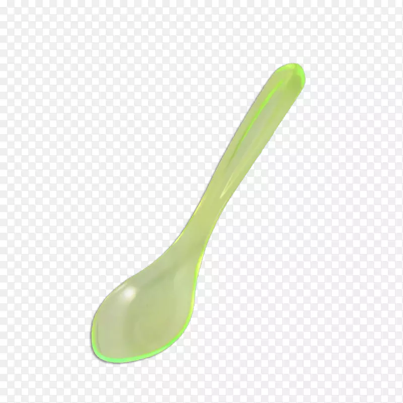 勺子餐具，塑料，绿色厨房用具-勺子