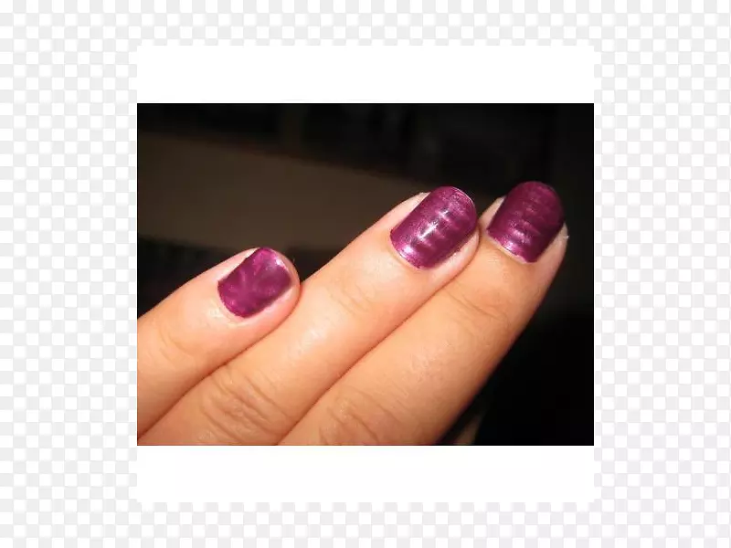 指甲油紫色指甲油