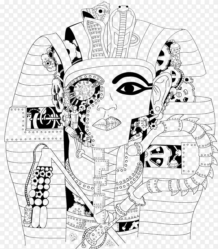 图坦卡蒙的面具古埃及KV 62画册-埃及诸神