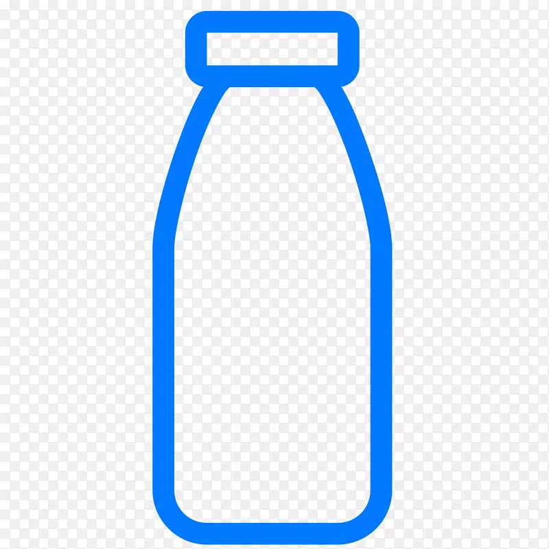 面积符号矩形奶瓶