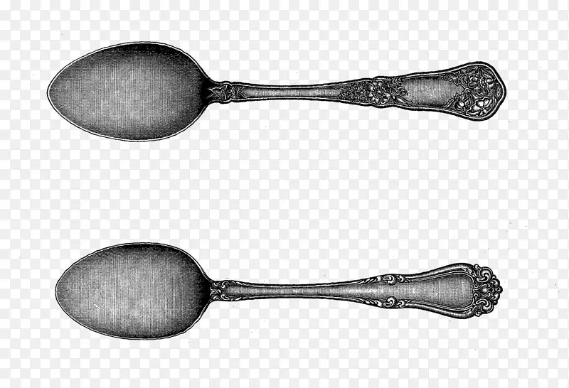 提拉米苏叉子夹子艺术勺子和叉子