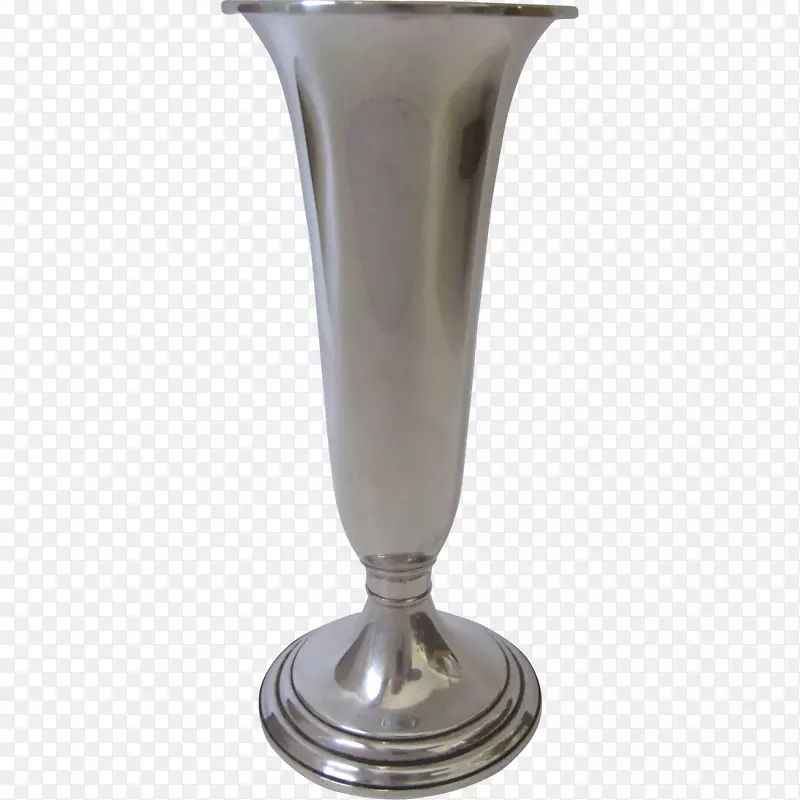 花瓶纯银喇叭玻璃喇叭