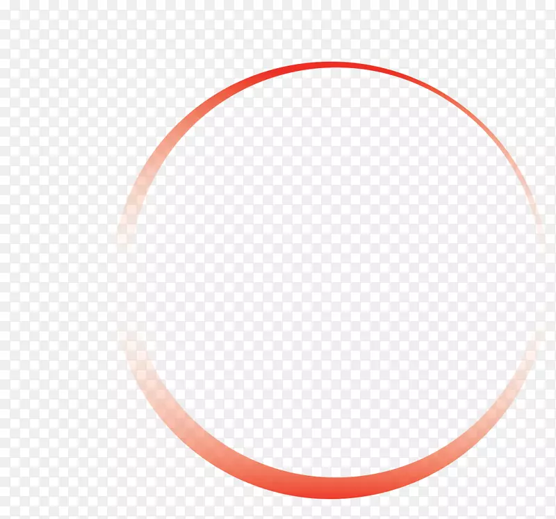 圆形椭圆形字体-红色圆圈