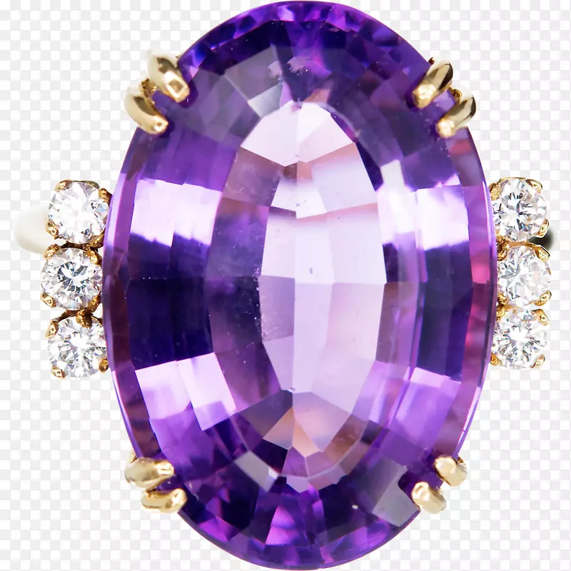 珠宝紫水晶宝石服装配饰紫色紫水晶