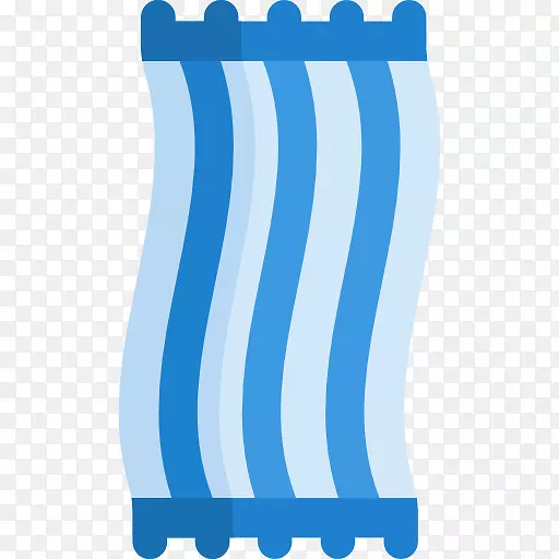 蓝色电动浴巾