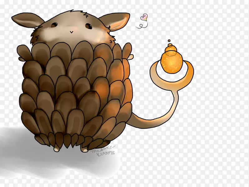 老鼠鼠害动物卡通-琥珀