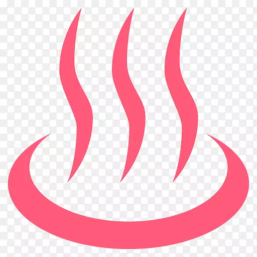 Emojipedia标志心脏温泉-热水