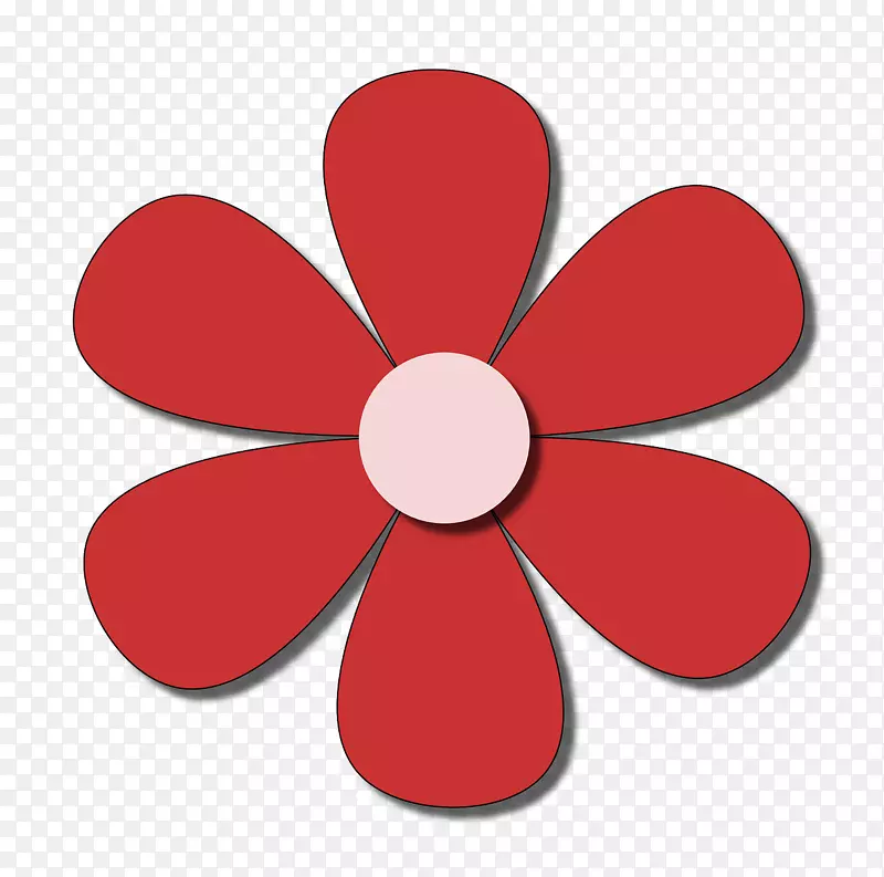 花纸红花瓣-水百合