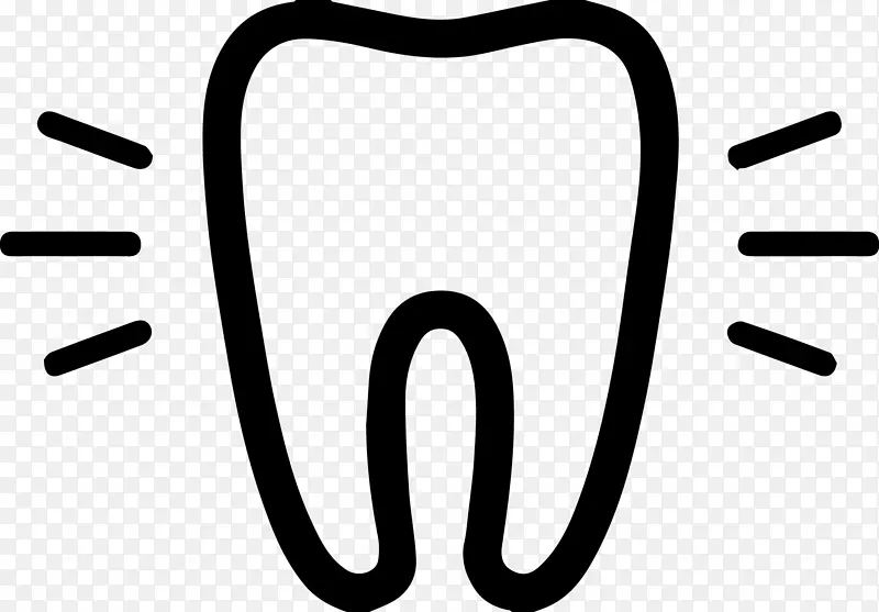 计算机图标牙科医学保健-牙齿