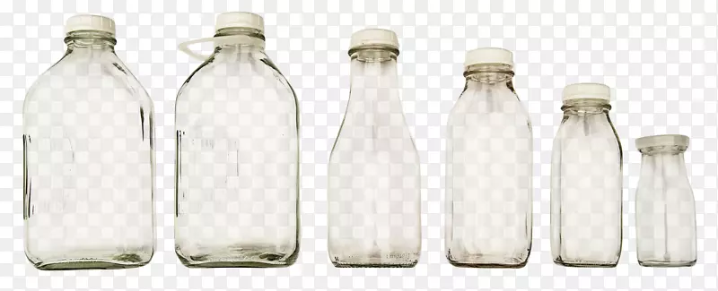 牛奶玻璃瓶塑料瓶水玻璃