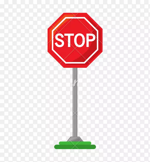 停车标志交通标志摄影-停车标志