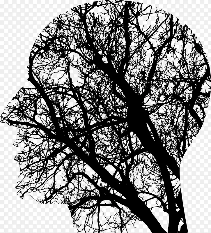 人脑神经反馈思考脑电图-爱情树