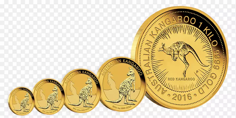珀斯铸币金币澳大利亚金块袋鼠金币