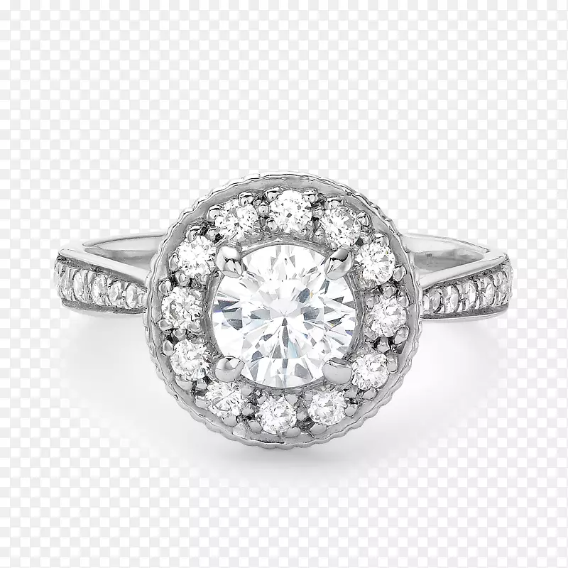订婚戒指珠宝公主切割钻石订婚戒指