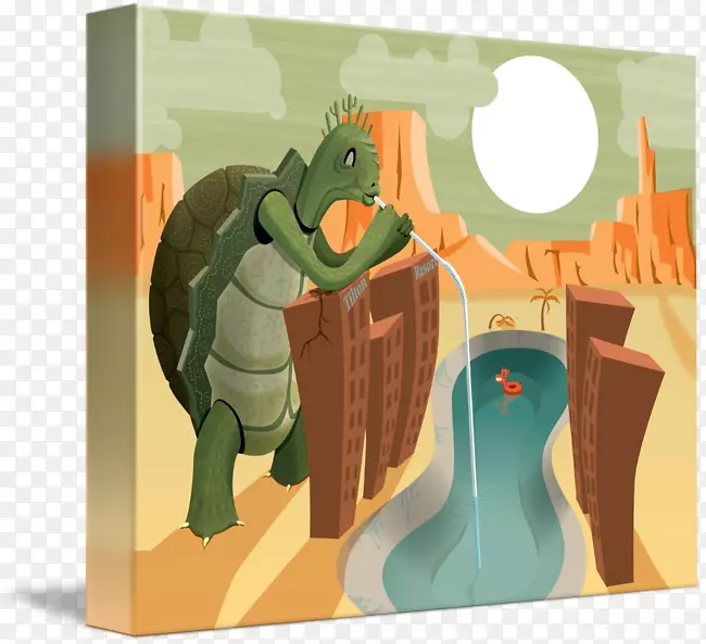脊椎动物卡通图片展-乌龟