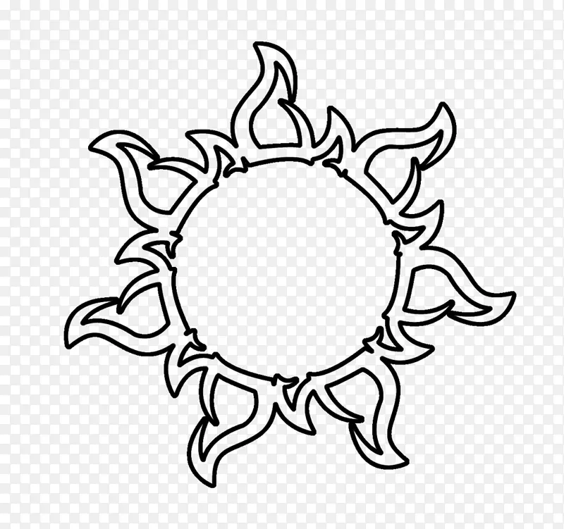 日冕日食画太阳线艺术-日冕