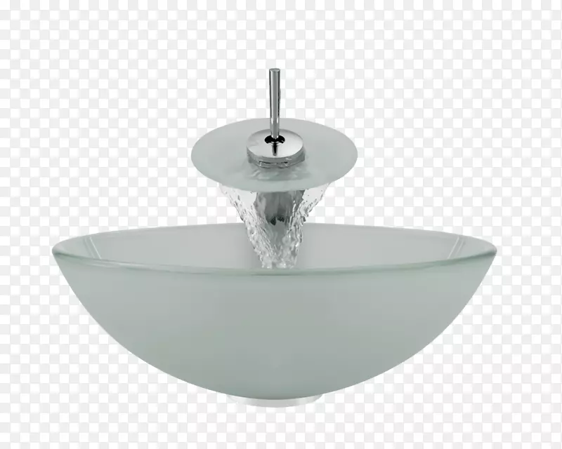 碗槽水龙头浴室磨砂玻璃水槽