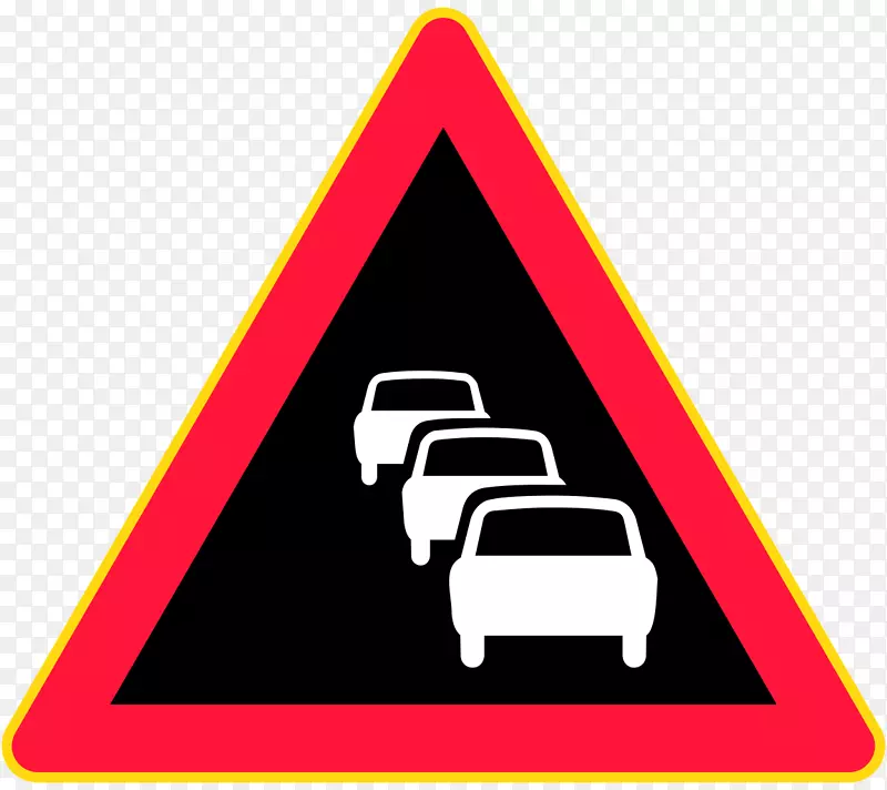 芬兰道路交通拥堵警告标志-芬兰