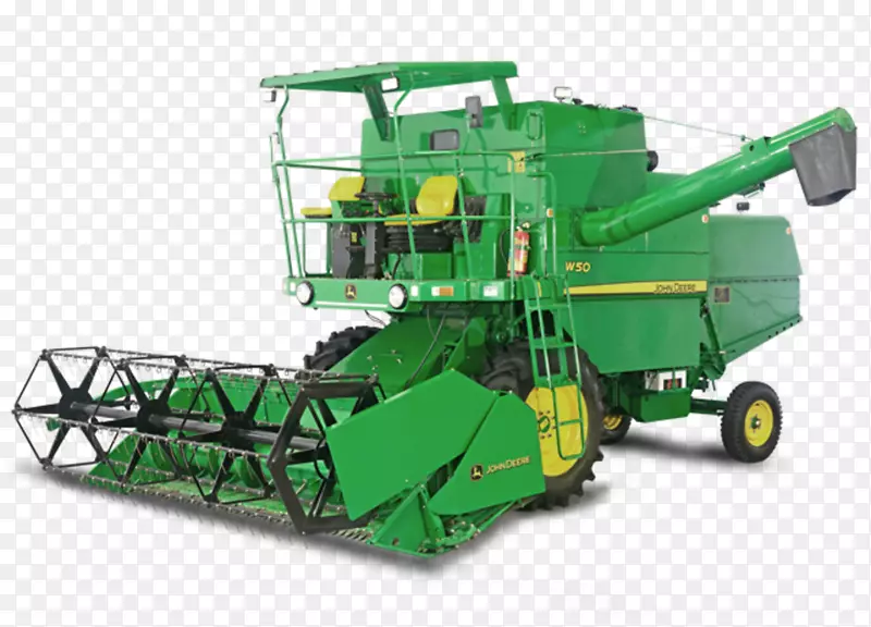 约翰迪尔印度Pvt Ltd.联合收割机拖拉机-麦田