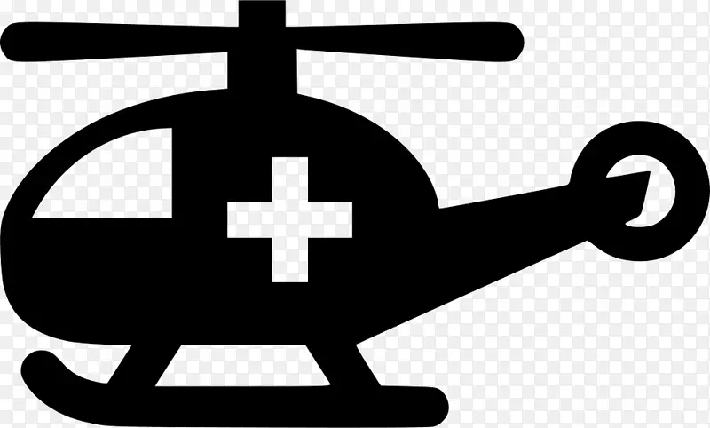 医院医疗保健计算机图标-直升机