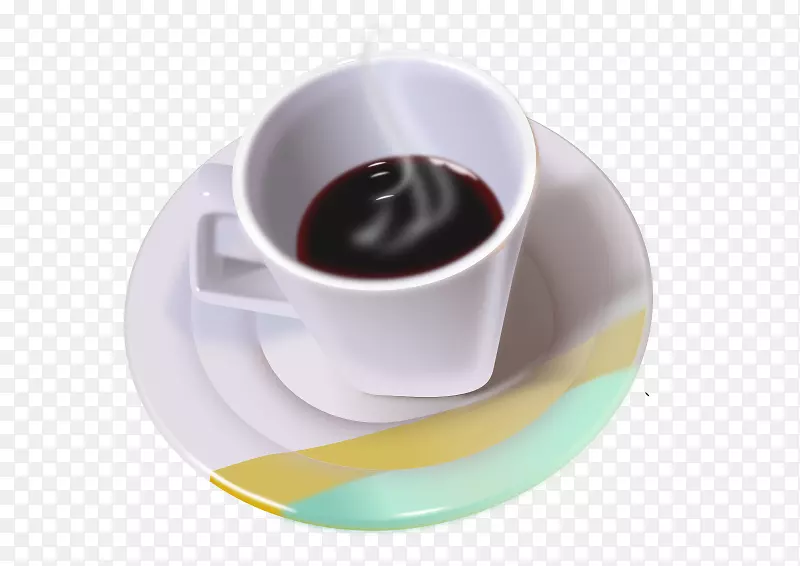 咖啡茶意式浓缩咖啡茶托茶碟咖啡图解