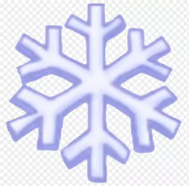 雪花符号水晶雪花