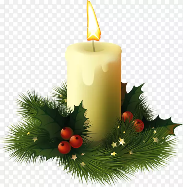 大卫·里士满圣诞装饰蜡烛夹艺术筒